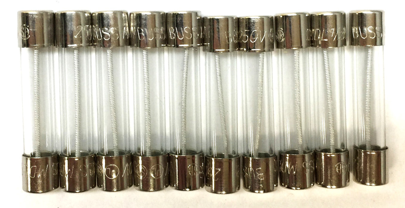 Bussmann/Buss Fuse IR 35A 250V AC MDL-1/2-R [Lot of 10] NOS