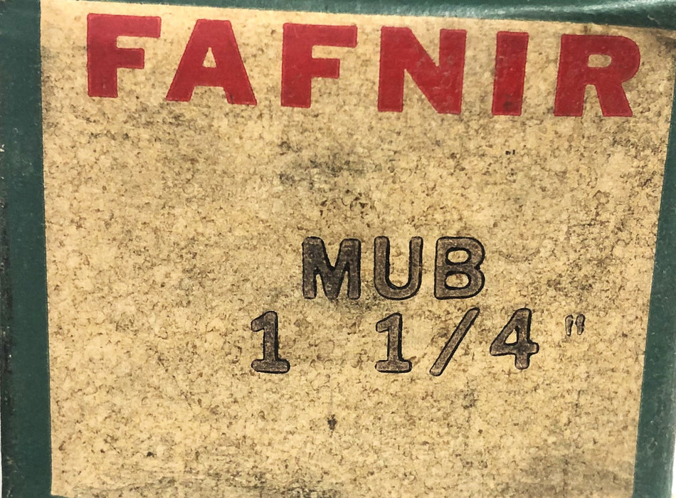 Fafnir Ball Bearing Insert With Snap Ring MUB1-1/4" (SM1104K) NOS