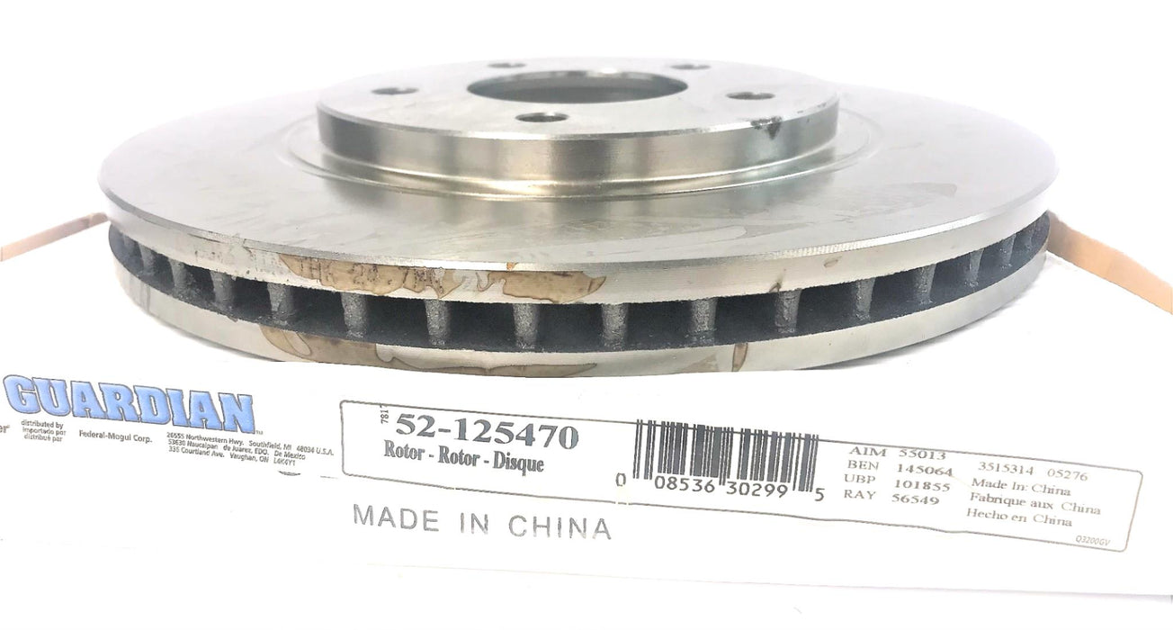 Guardian/Wagner Disc Brake Rotor 52-125470 NOS