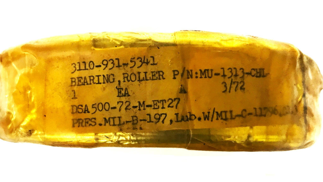 Bower Cylindrical Roller Bearing MU-1313-CHL (M-1313-CH) NOS
