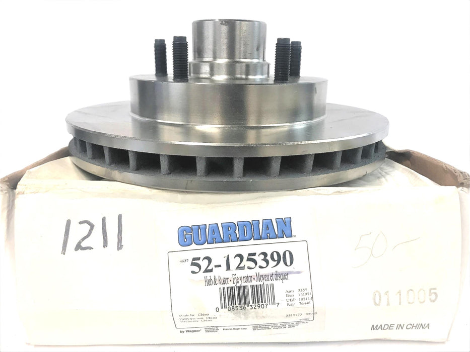 Guardian/Wagner Disc Brake Rotor 52-125390 NOS