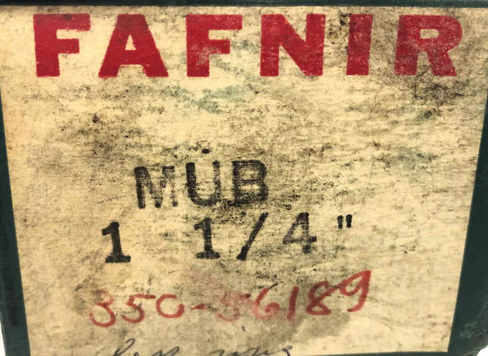 Fafnir Ball Bearing Insert MUB1-1/4" (SM1104K) NOS