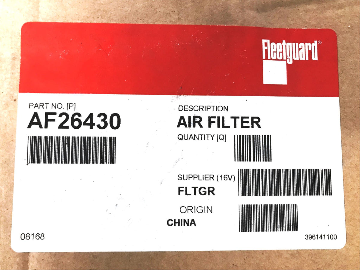 AF26430 | Fleetguard Cab Air Filter | The Modern AF26430 | Fleetguard Cab Air Filter | The Modern