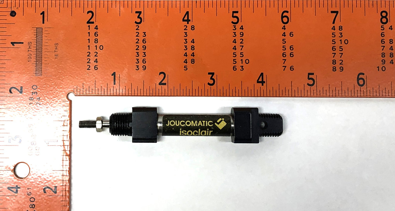 Joucomatic Pneumatic Isoclair Round Cylinder 43550336 (C10-AS-17DM) NOS