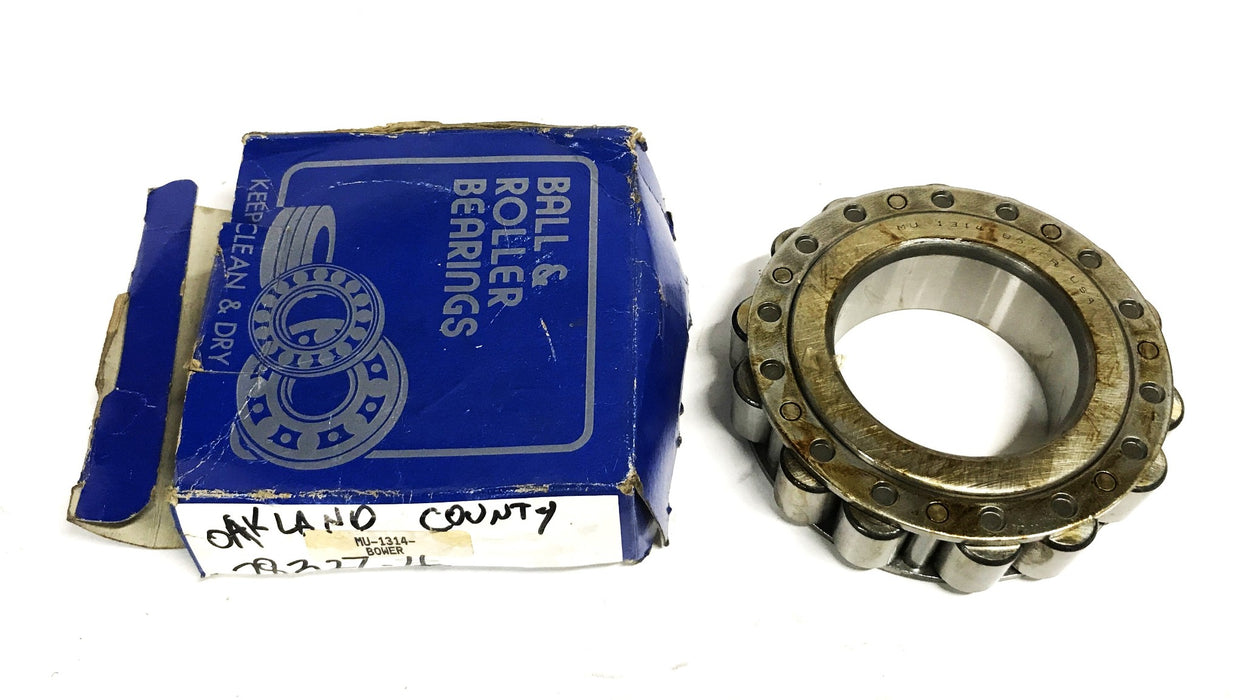 Bower Cylindrical Roller Bearing MU-1314 NOS