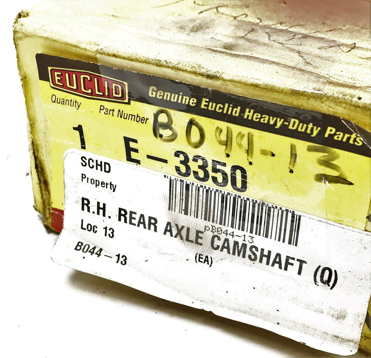 Euclid Right Side Camshaft E-3350 NOS