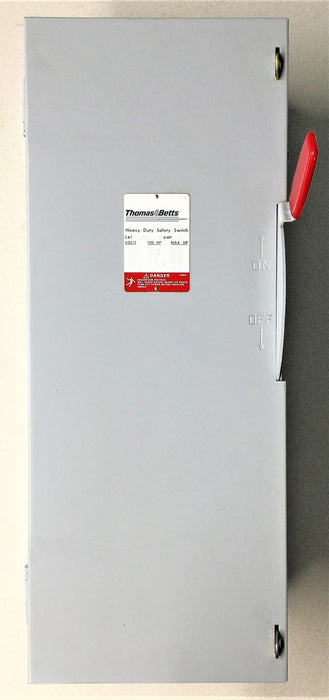 THOMAS and BETTS Heavy Duty Safety Switch HD363SN-TB NOS