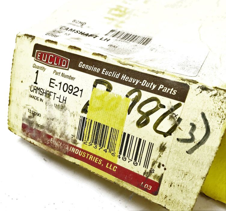 Euclid Left Side Camshaft E-10921 NOS