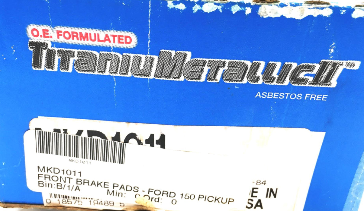 Honeywell Bendix Brake Pads MKD1011 NOS