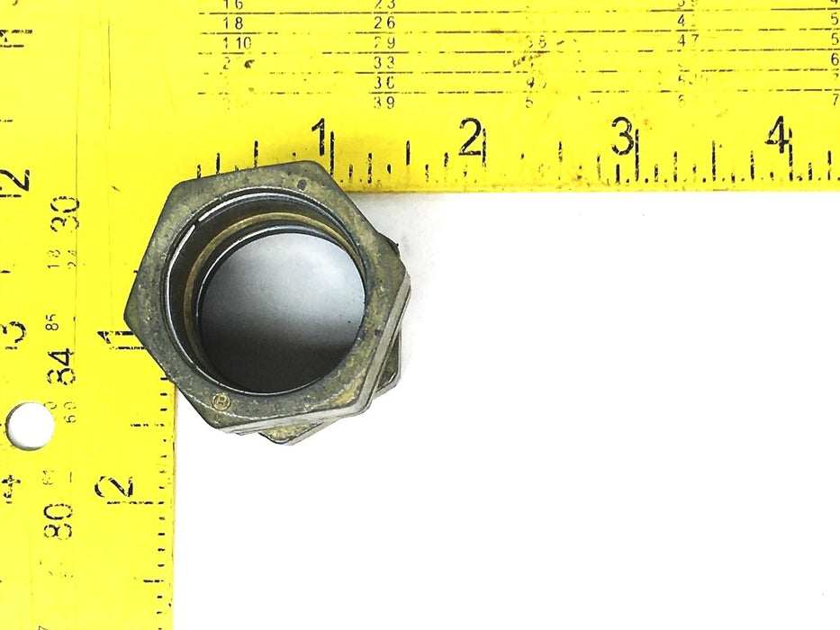 Unbranded 1-1/2 Inch Compression Conduit Coupling [Lot of 4] NOS