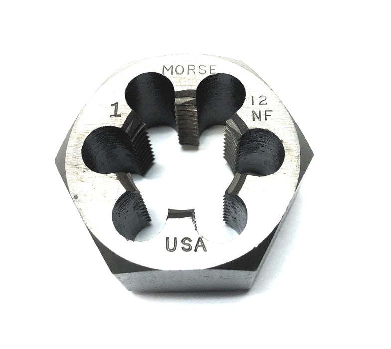 Morse 1 INCH - 12 NF Threaded Hex Die NOS