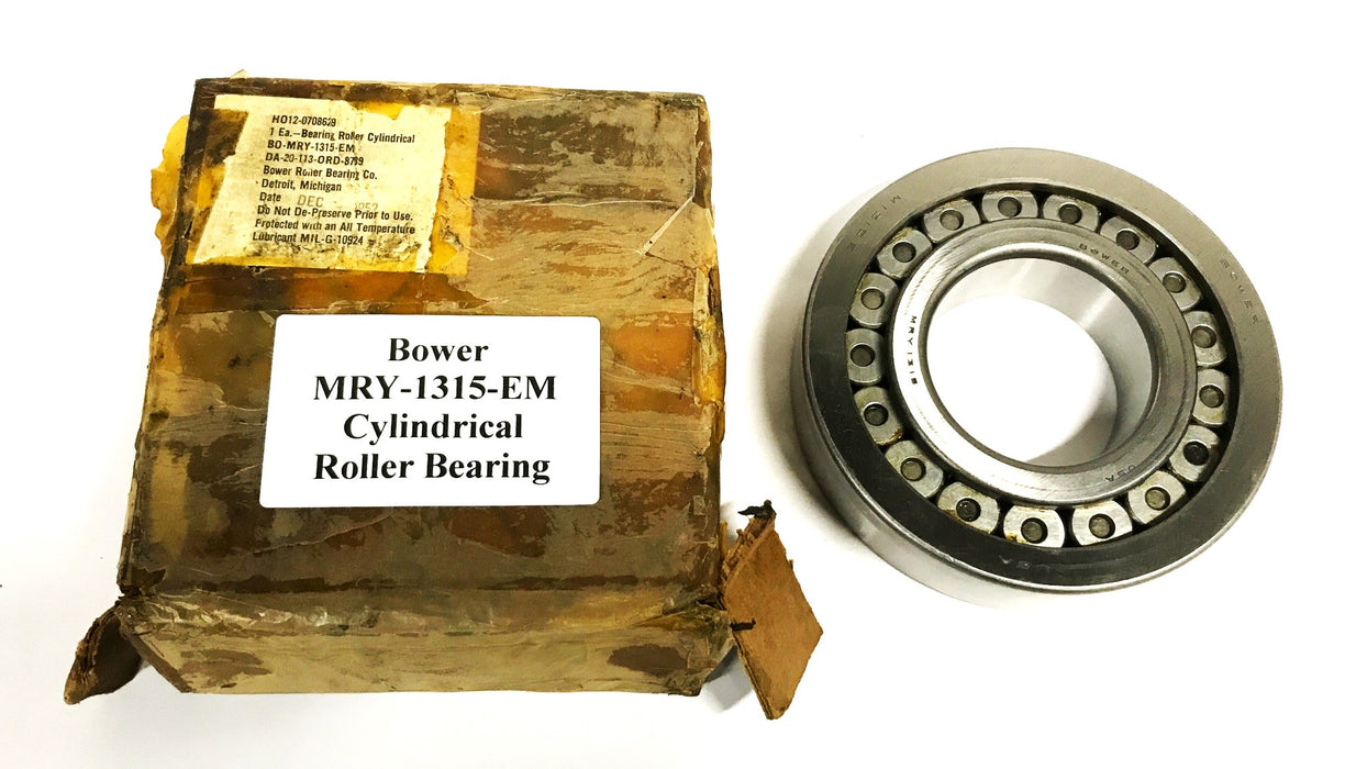 Bower Cylindrical Roller Bearing MRY-1315-EM NOS