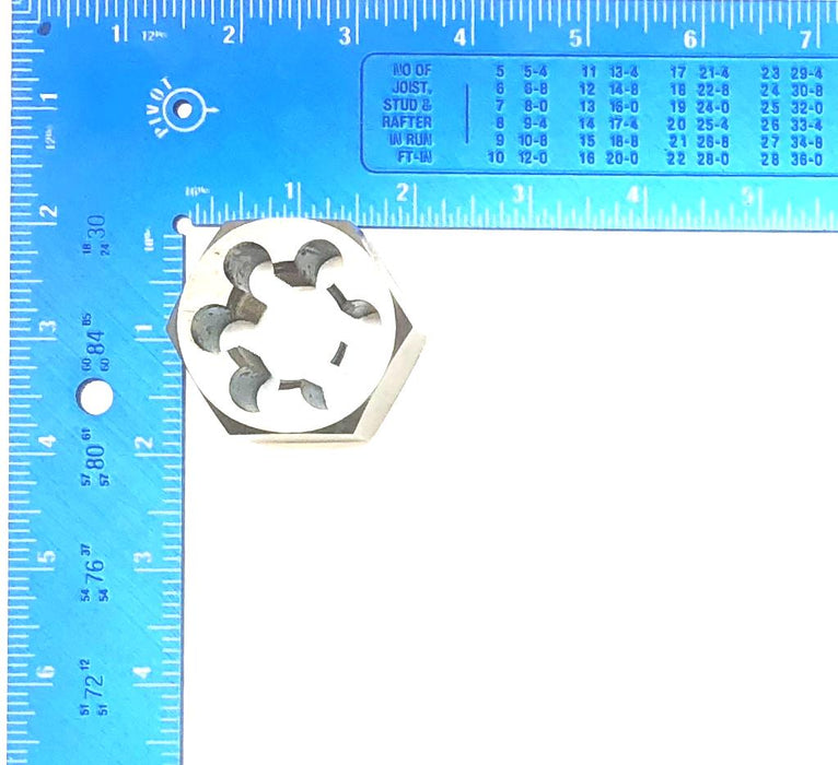 Morse 1 INCH - 12 NF Threaded Hex Die NOS