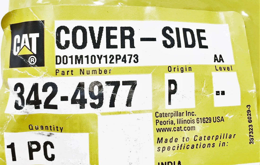 Caterpillar/CAT Side Cover 342-4977 NOS