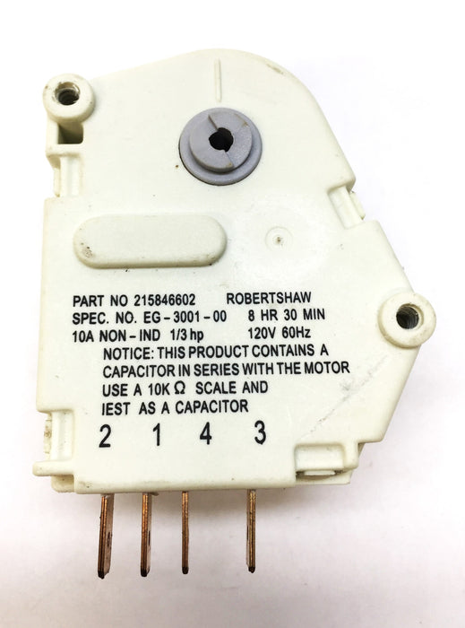 Robertshaw Defrost Timer Switch 215846602 NOS