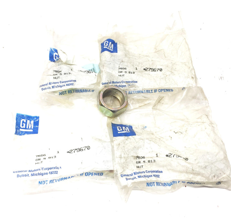 General Motors GM OEM Wheel Stud Lug Nut 279670 [Lot of 5] NOS