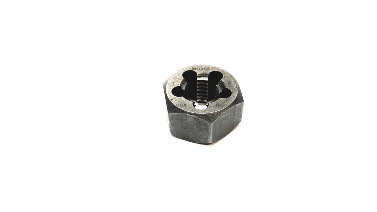 Morse 1 IN - 8 NC Threaded Hex Die USED