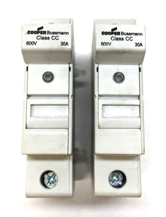 Cooper Bussmann CHCC Circuit Breaker 600V 30A CC Class Fuse [Lot of 2] USED