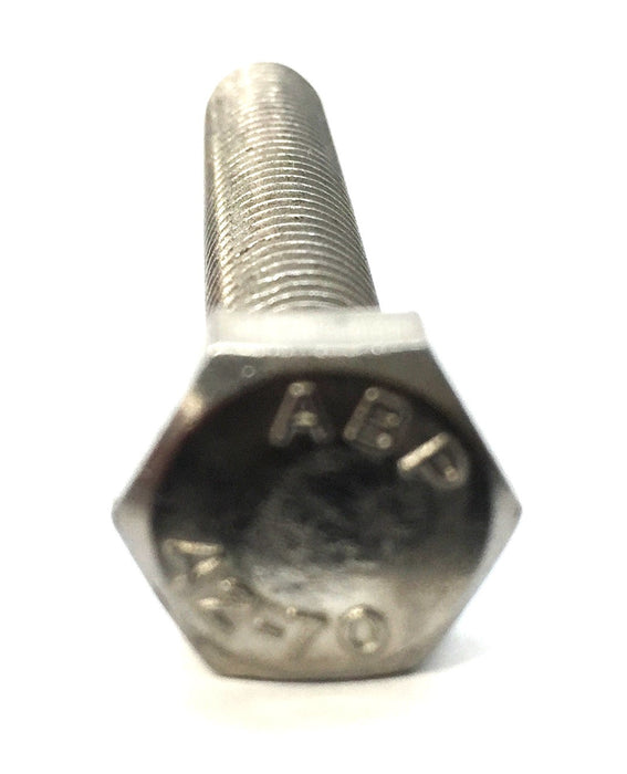 ABP 2" x M8 1.25 Stainless Steel Hex Bolt A2-70 [Lot of 43] NOS