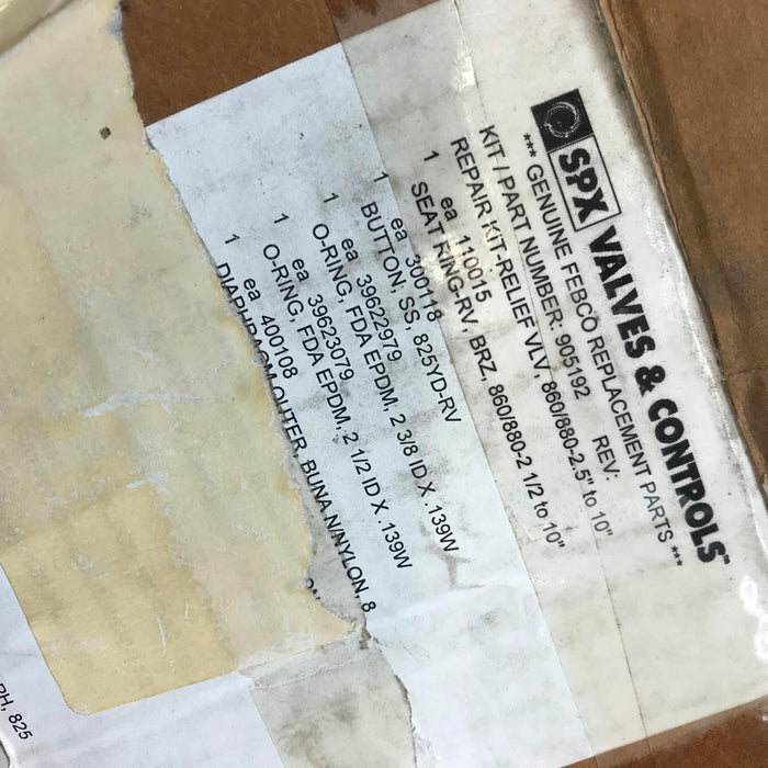 Febco/SPX Relief Valve Repair Kit 905192 NOS