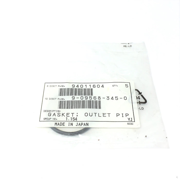 Duramax/General Motors Outlet O-Ring Gasket 9-09568-345-0 (94011604) NOS
