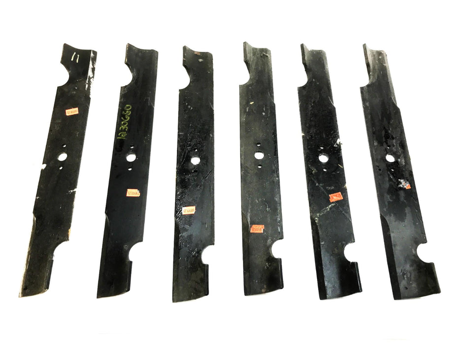 Unbranded 17-1/2" x 2-1/2" Hi-Lift Rotary Mower Blade 1230680 [Lot of 6] USED