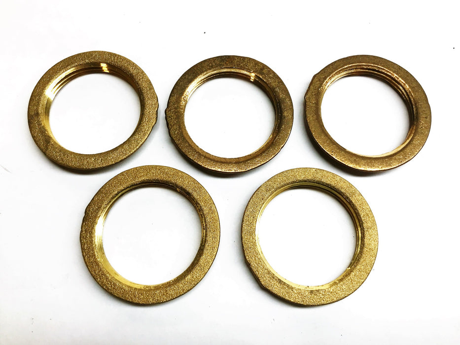 Sexauer 1-1/4" Brass Drain Spud Nut [Lot of 5] NOS