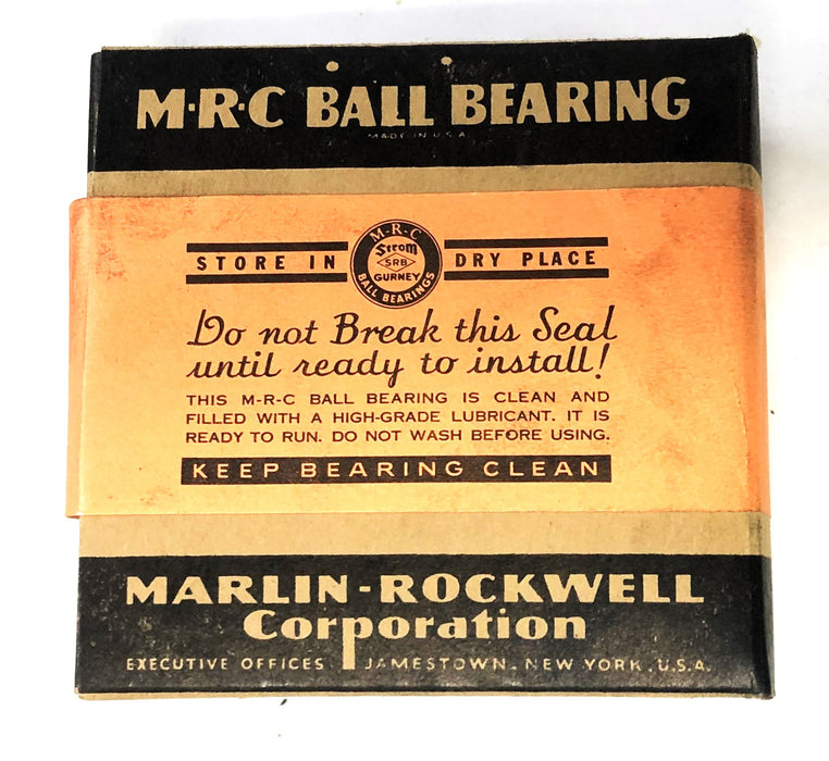 MRC 3400-302587 Single Row Ball Bearing S3SF-3 Q5A7 NOS