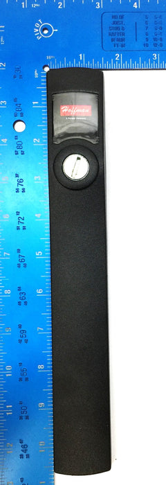 Hoffmann 10-1/2" x 1-1/2" Black Mid-Steel Handle Cover Adapter Plate NOS