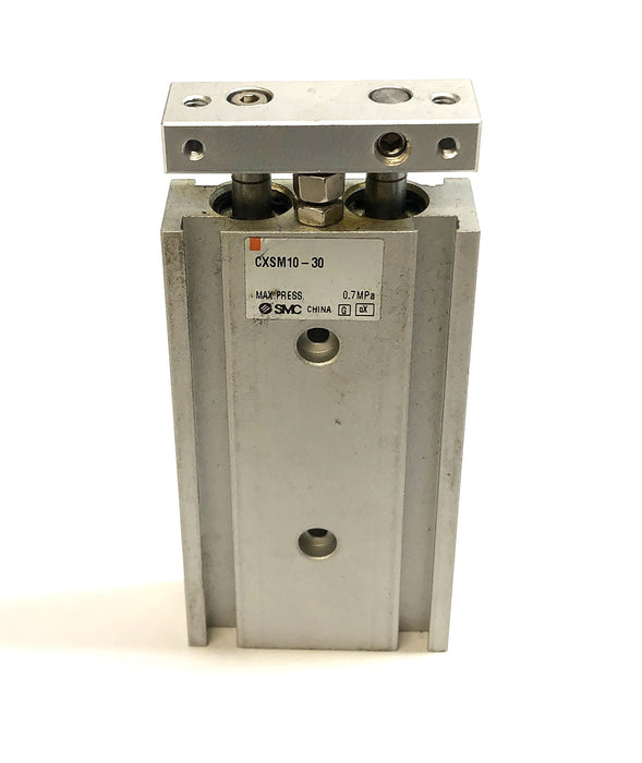 SMC Dual Rod Double Acting Guided Cylinder CXSM10-30 NOS