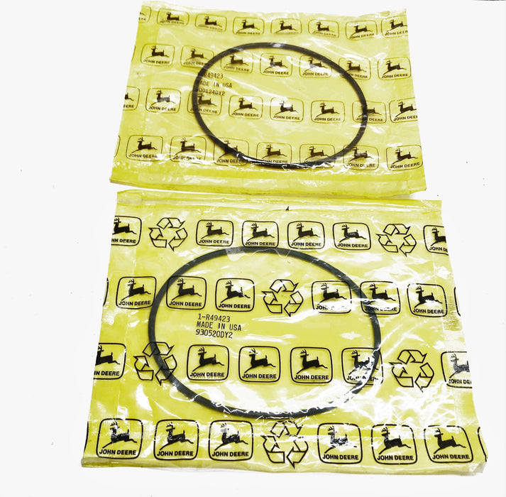 John Deere OEM Cylinder Liner O-Ring R49423 [Lot of 2] NOS