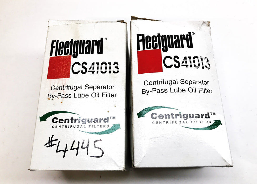 Fleetguard Centrifugal Separator By-Pass Oil Filter CS41013 [Lot of 2] NOS