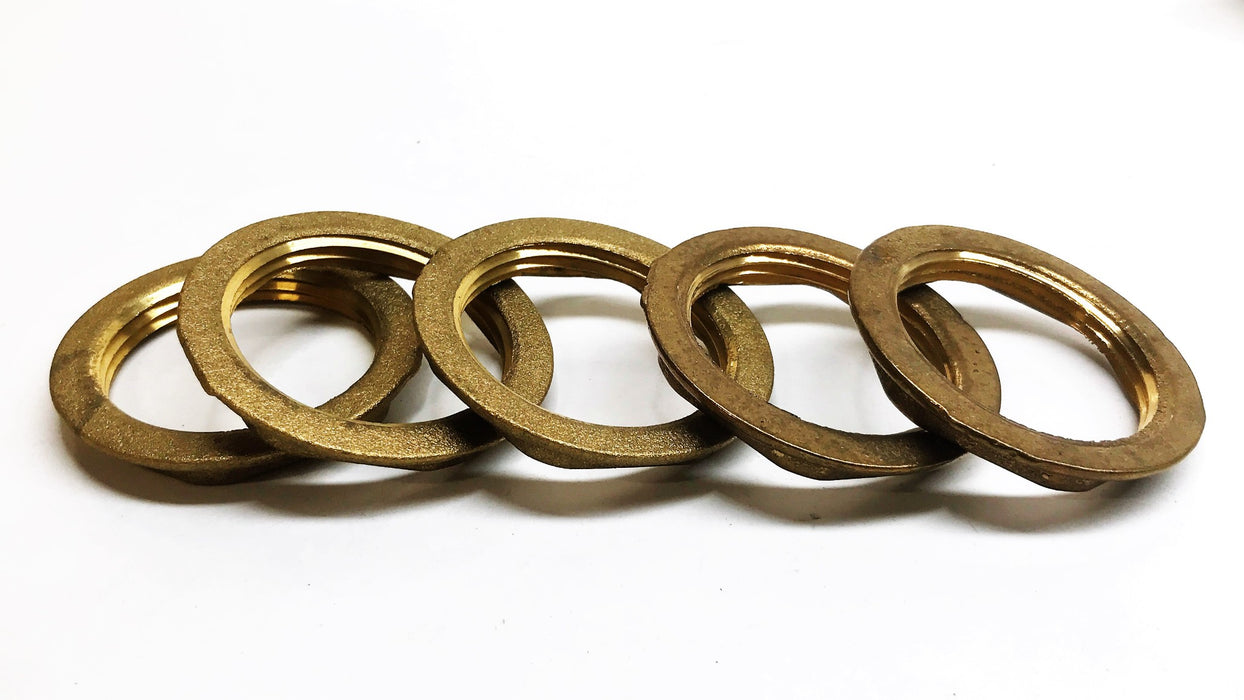 Sexauer 1-1/4" Brass Drain Spud Nut [Lot of 5] NOS
