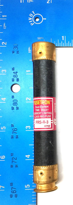Fusetron Dual Element Time Delay Current Limiting Fuse FRS-R-3 [Lot of 6] NOS