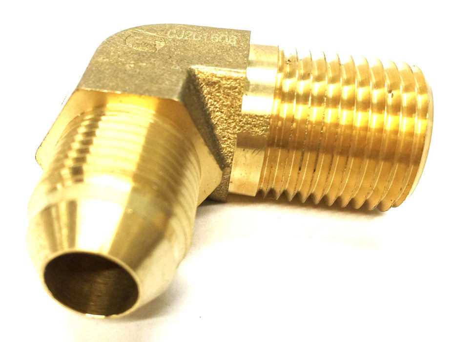 Unbranded 90-Degree 3/4" x 1/2" Brass Elbow CJ201608 [Lot of 3] NOS