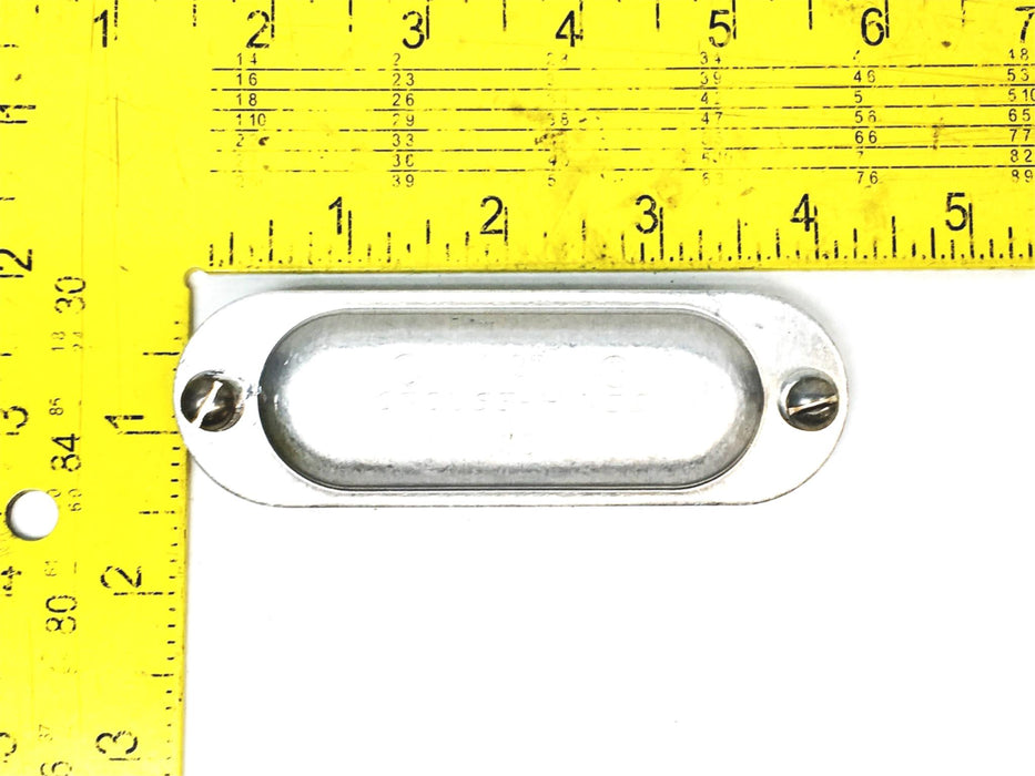 Crouse-Hinds 1/2 Inch Conduit Body Cover 190 [Lot of 3] NOS