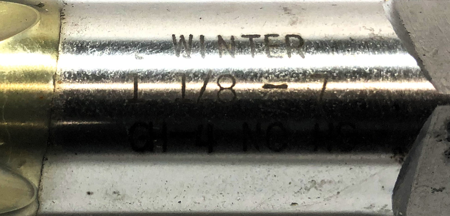 Winter 1-1/8 INCH 7 NC GH-4 HS Hand Tap NOS