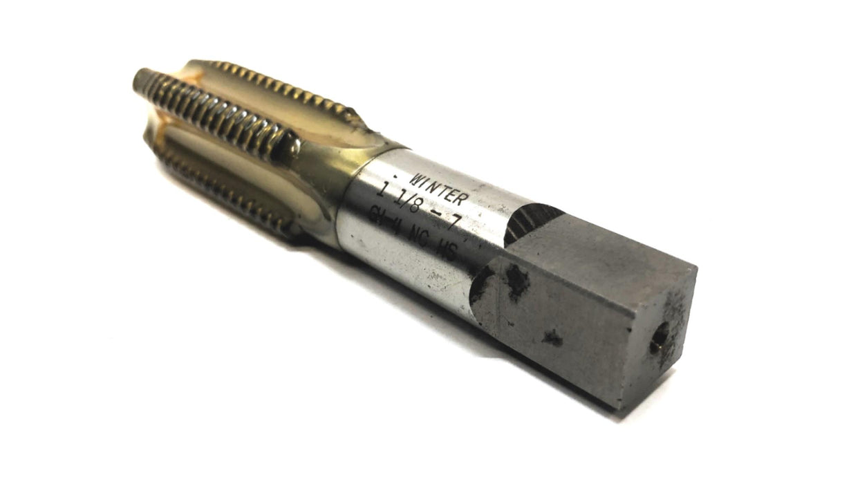 Winter 1-1/8 INCH 7 NC GH-4 HS Hand Tap NOS