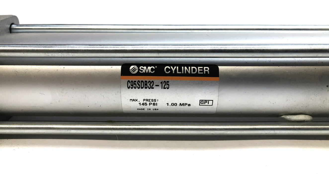 SMC Double Acting Single Rod Pneumatic Air Cylinder C95SDB32-125 NOS
