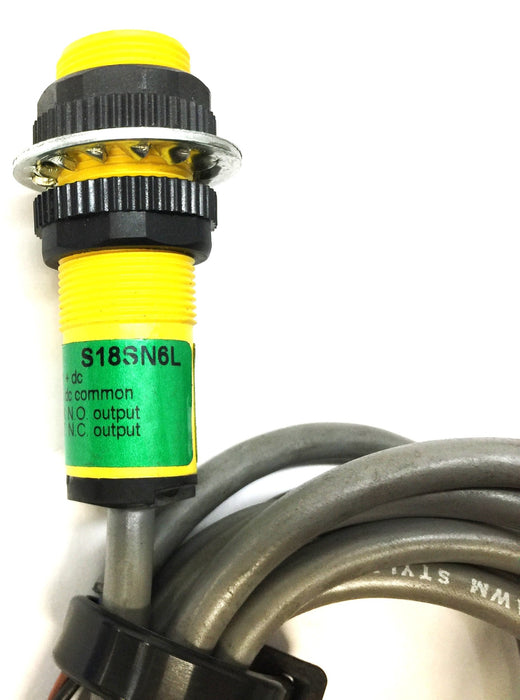 Banner 6' Photoelectric Sensor w/o Connector End S18SP6FF50-66373 USED