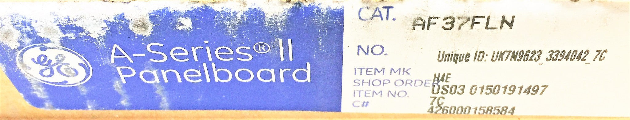 GENERAL ELECTRIC/GE A-Series II Panelboard Front Cover AF37FLN NOS