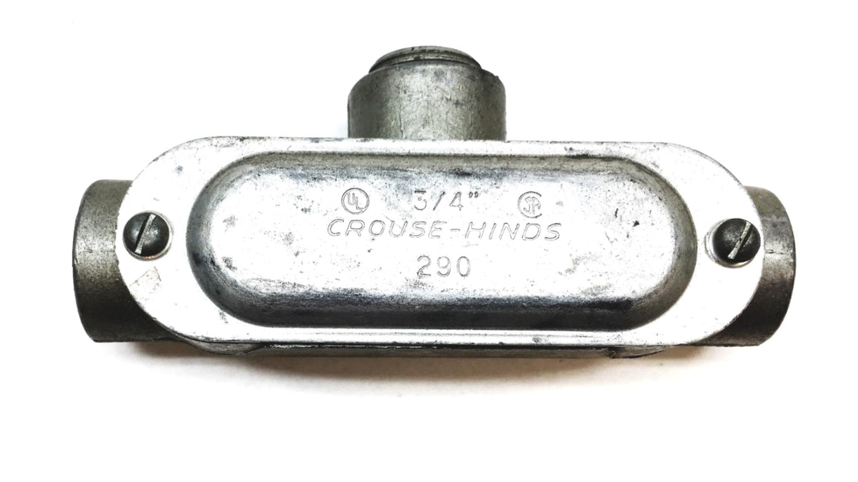 Crouse-Hinds 3/4 Inch 10.0 CU IN Condulet Body With Cover 290 T-29 NOS
