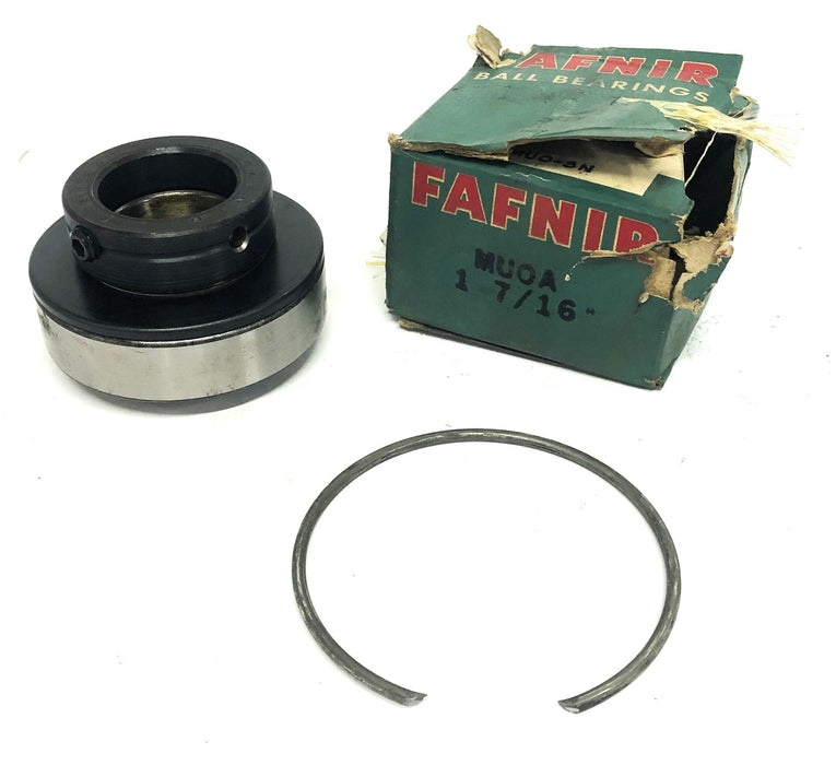 Fafnir Ball Bearing Insert With Collar MUOA1-7/16" NOS