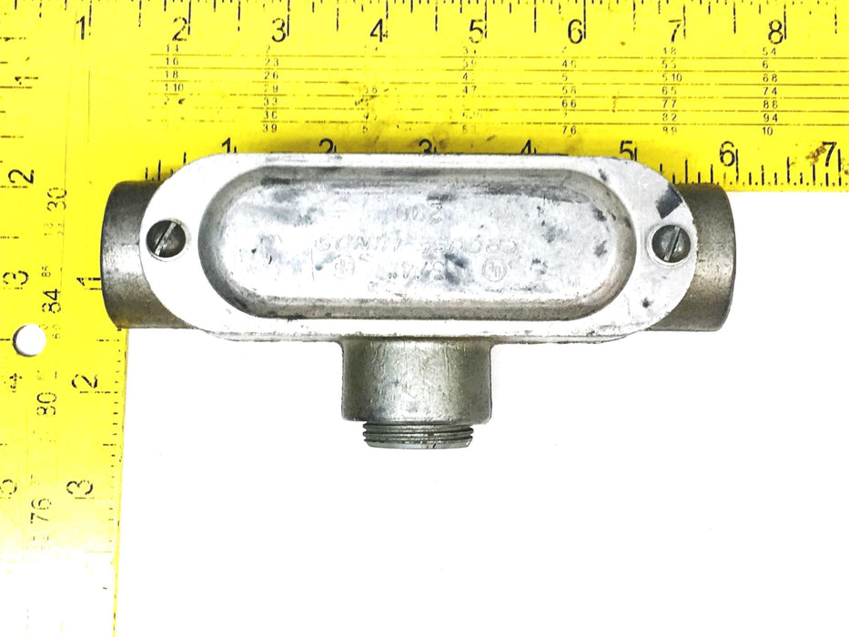 Crouse-Hinds 3/4 Inch 10.0 CU IN Condulet Body With Cover 290 T-29 NOS