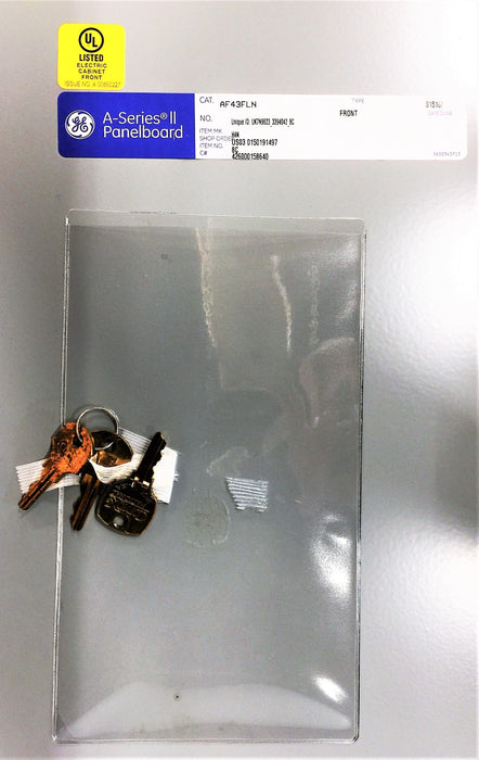 GENERAL ELECTRIC/GE A-Series II Panelboard Front Cover AF43FLN NOS