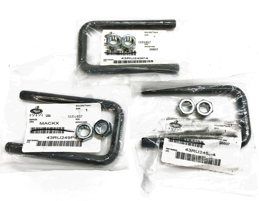 Mack OEM U-Bolt Kit 43RU249P4 [Lot of 3] NOS