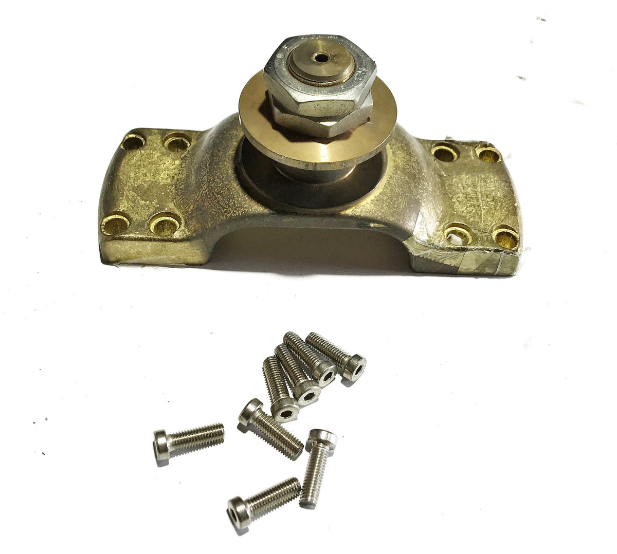 Conjunto De Husillo Con Tuerca Para Cortacésped John Deere 14.542GS Y 17.542HS - Repuesto De Hierro, Fácil Instalación