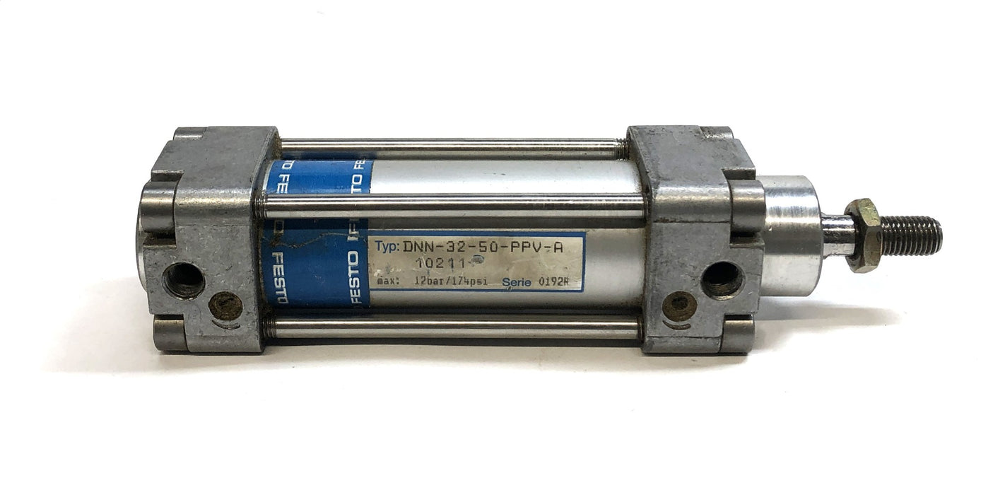 Festo Double Acting Single Rod Pneumatic Cylinder DNN-32-50-PPV-A (10211) NOS
