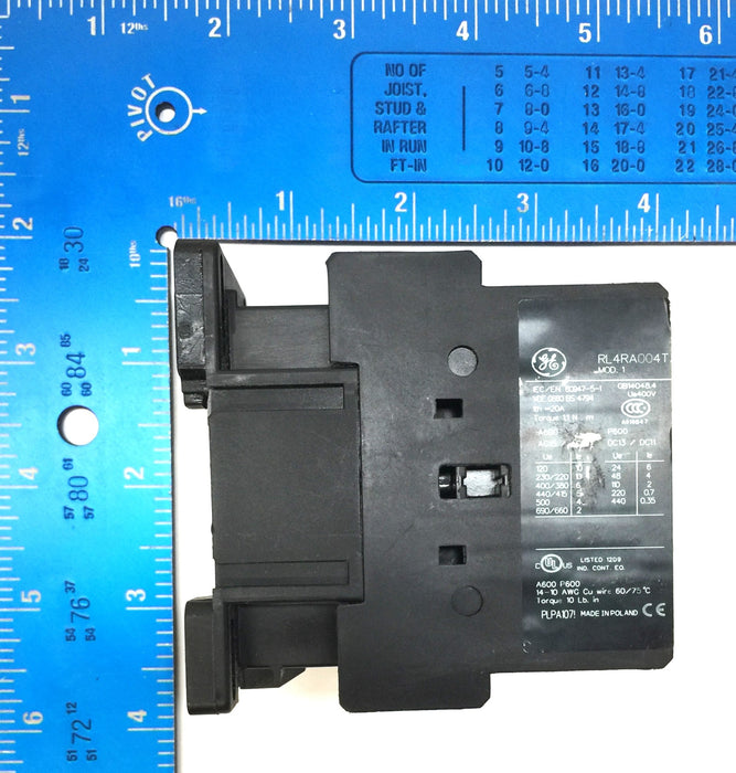 General Electric/GE Relay Contactor RL4R04E USED
