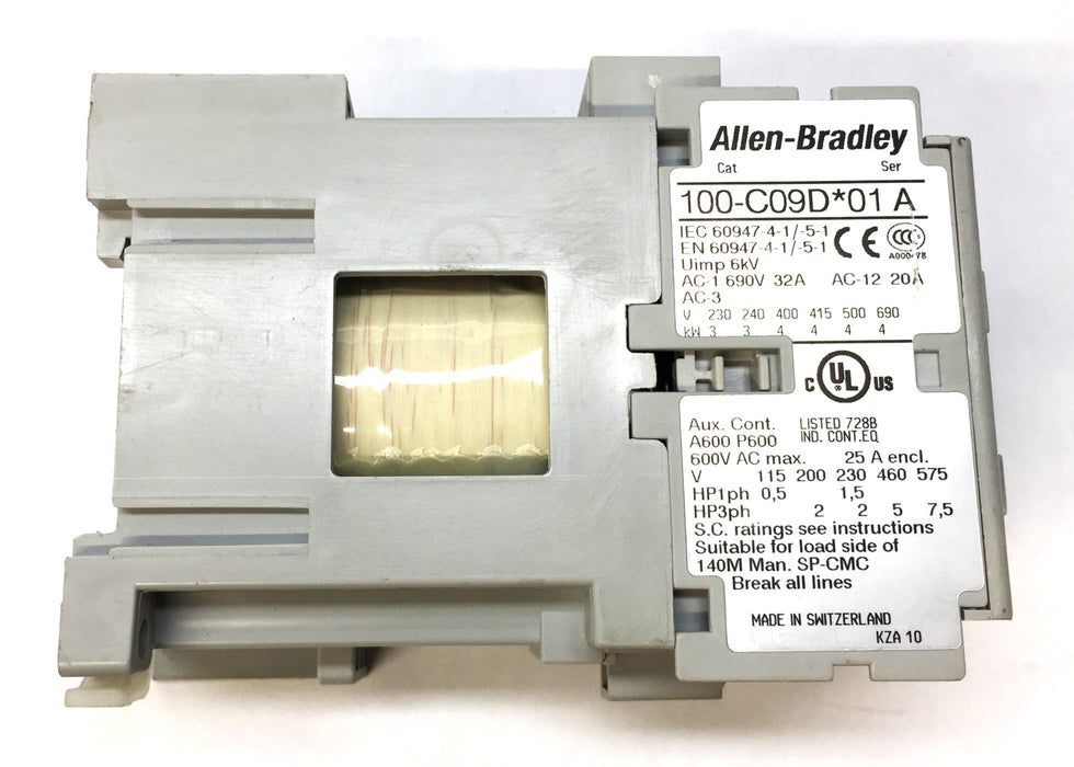 Allen-Bradley Contactor 100-C09D*01 A USED
